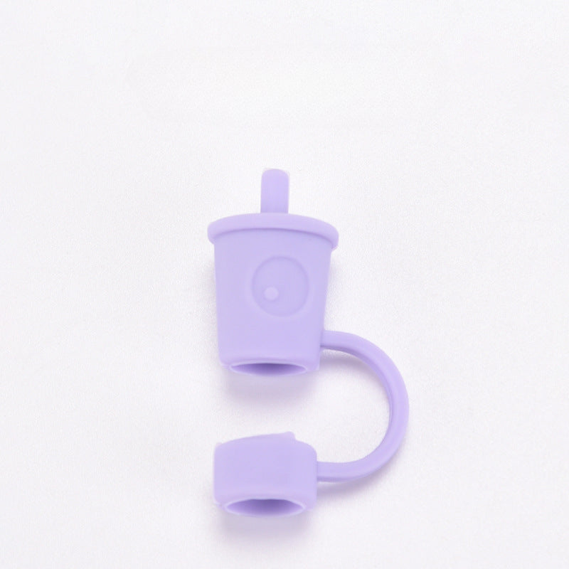 Wholesale Silicone Straw Dust Plug 0.8cm Dust Plug Straw Tube Cap